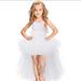 Novobey Girlsâ€™ Dress Bridesmaid Party Wedding Princess Tulle Tutu Dress Ball Gown White 2T