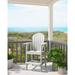 Rustic Adirondack Chairs Outdoor BarStools with Hight Back Design