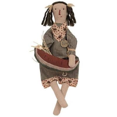 Summer Julie Doll With Watermelon Slice - H - 20.00 in. W - 2.50 in. L - 7.00 in.