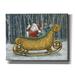 Epic Graffiti Snowman Santa In Sleigh by Christine Rotolo Canvas Wall Art 16 x12