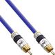 InLine 89803P Cinch Kabel VIDEO & digital AUDIO, PREMIUM, vergoldete Stecker, 1x Cinch Stecker / Stecker, 3m