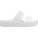 Crocs White Baya Platform Sandal Shoes