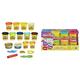 Play-Doh Piraten 13er-Pack Spielknete für Kinder ab 3 Jahren mit 5 Werkzeugen (Amazon Exclusive) & Classic Connect 4 Spiel