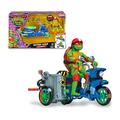 Turtles Mutant Mayhem - Sidecar Motorcycle And Raffaello Character Included Compatible With All Basic Characters For Kids From 4 Years Old, Precious Games