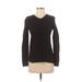 Lands' End Pullover Sweater: Black Tops - Women's Size X-Small