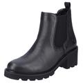 Chelseaboots REMONTE Gr. 38, schwarz Damen Schuhe Reißverschlussstiefeletten