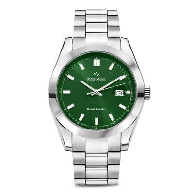 Mats Meier Herrenuhr Grand Cornier silber - edelstahl Silber Herren Image