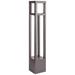 WAC Tower 30" High Bronze Metal LED Bollard Light