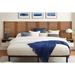 Vidalia Mid-century Modern Two-tone Wooden Floating King Size Headboard with Nightstands