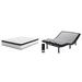 Signature Design by Ashley Chime 12 Inch Hybrid Black/White 2-Piece Mattress Package