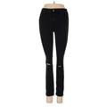 Abercrombie & Fitch Jeans - Mid/Reg Rise Skinny Leg Slim: Black Bottoms - Women's Size 26 - Indigo Wash