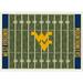 Imperial West Virginia Mountaineers 7'8" x 10'9" Homefield Rug