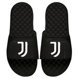 Youth ISlide Black Juventus Distressed Logo Slide Sandals