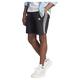 adidas Men's Essentials Fleece 3-Stripes Shorts Freizeit, Black, 4XL Tall 3 inch (Plus Size)