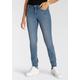 5-Pocket-Jeans H.I.S "ednaHS" Gr. 28, Länge 30, blau (light blue used) Damen Jeans 5-Pocket-Jeans