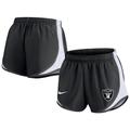 Women's Nike Black Las Vegas Raiders Performance Tempo Shorts