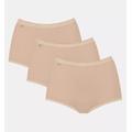 sloggi - Maxi knickers - Beige 24 - sloggi Basic+ - Unterwäsche für Frauen