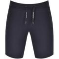 Armani Exchange Logo Sweat Shorts Navy