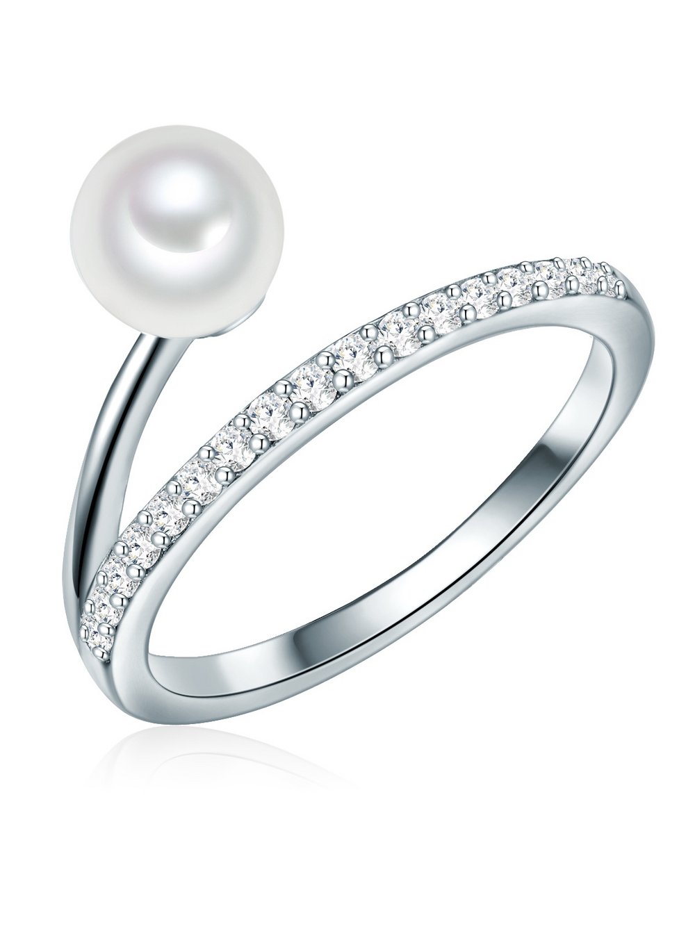Valero Pearls Ring Damen silber, 50 Image