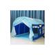 Tente de Jeu Maison de Jeu de Jardin sur Lit Amovible pour Enfant Fille Garçon - Blue House