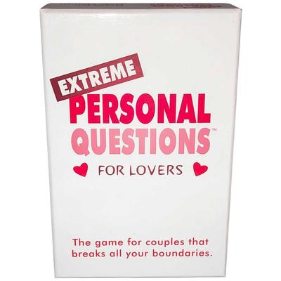 Extreme Personal Questions For Lovers Game