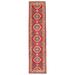 ECARPETGALLERY Hand-knotted Ghazni Red Wool Rug - 2'9 x 11'0