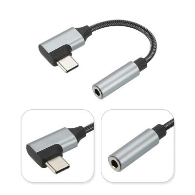 USB Type C to 3.5mm Headphone Jack Adapter USB to Aux Audio Cord 4.3"