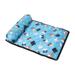 TQWQT Cats Dogs Cooling Bed 2023 New Pet Cooling Mat with Pillow Portable & Washable Pet Cooling Blanket Dogs Cats Self Cooling Mat Pet Breathable Summer Cooling Pads (24.8Ã—18.89in Blue)