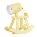 LED Night Light Rocking Horse Tumbler Desk Lamp Ornament Kid Gift Home Decor