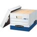 FEL0 Bankers R-Kive Storage Boxes White & Blue