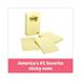 Post-it Notes-Original Pads in Canary Yellow Note Ruled 4 x 6 100 Sheets/Pad 5 Pads/Pack