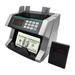 Mewmewcat Money Counter Machine Counterfeit Bill Automatic Money Detection Fast Counting Speed Loading Bill Counting Machine with MG IR for EURO Dollar Add and Batch Modes Suitable for Shops Groce