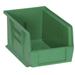 Quantum Storage Ultra Stack & Hang Bin- Green - 9.25 x 6 x 5 in.