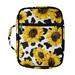 Binienty Cow Sunflower Bible Covers for Women with Pockets Bible Study Bag Bible Protective Large Size Bible Carrying Case Carrier Tote Bag Bible Hand Bag Bible Accessories with Handle Pocket