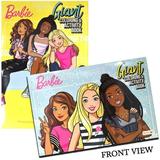 2 pc Barbie 11x16 Giant Coloring & Activity Book