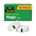 Magic Tape Value Pack 1\ Core 0.75\ x 83.33 ft Clear 16/Pack
