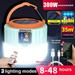 FOCUSSEXY Solar LED Camping Lantern Rechargeable Portable Solar Panel Charging Tent Lights Power Bank IPX6 with 4 Lighting Modes Emergency Lantern