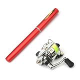 OWSOO Pocket Collapsible Fishing Rod Reel Combo Pen Fishing Pole Kit Telescopic Fishing Rod Reel Combo Kit