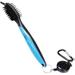 Golf Club Brush Long Handle Double Sided Golf Rod Golf Cleaner Golf Cleaning Brush Golf Club Aids with Keychain Golf Club Brush Cleaner for Iron Golf Club Cleaner Retractable Golf Brush