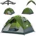 Roam Rider Pop Up Family Camping Tent for 3-4 Person Portable Automatic Setup Tent [2 in 1 Design] [2 Doors] Double Layer Waterproof Instant Tent for Camping Hiking Mountaineering Outdoor Gifts