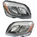 Headlight For 2013-2015 GLK250 2013-2015 GLK350 Pair Driver and Passenger Side