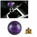 Ruibeauty Purple Universal Manual 5 Speed Car Gear Stick Shift Knob Lever Shifter