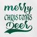 Transparent Decal Stickers Of Merry Christmas Deer (Green) Premium Waterproof Vinyl Decal Stickers For Laptop Phone Accessory Helmet Car Window Mug Tuber Cup Door Wall Decoration ANDVER1f85136GR