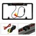 Cache Night Vision Car License Plate Rearview Black Camera