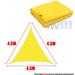 Bright Yellow Waterproof Sun Shade Sail Square Rectangle Triangle Garden Terrace Canopy Swim Shade Camp Hiking Yard Awnings