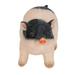 Outdoor Resin Pig Statue Cute Pig Garden Statue Cute Pig Garden Statue Resin Animals Figurine Outdoor Sculpture Resin Lawn Ornament Mini Pink Black