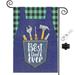 Happy Fathers Day Decoration Garden Flag Welcome Double Sided Garden Flag Decorative Flags Day House Outdoor Yard Decor(#A069)