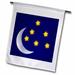 Moon n Stars On Dark Blue 12 x 18 inch Garden Flag fl-44860-1