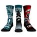 Rock Em Socks Stormtrooper & Darth Vader Philadelphia Eagles Three-Pack Star Wars Crew Set