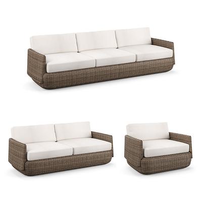 Avila Seating Replacement Cushions - Lounge Chair, Brick Lounge Chair - Frontgate